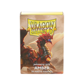 DRAGON SHIELD SLEEVES MATTE JAPANESE AMBER + AMESTHYST 60CT